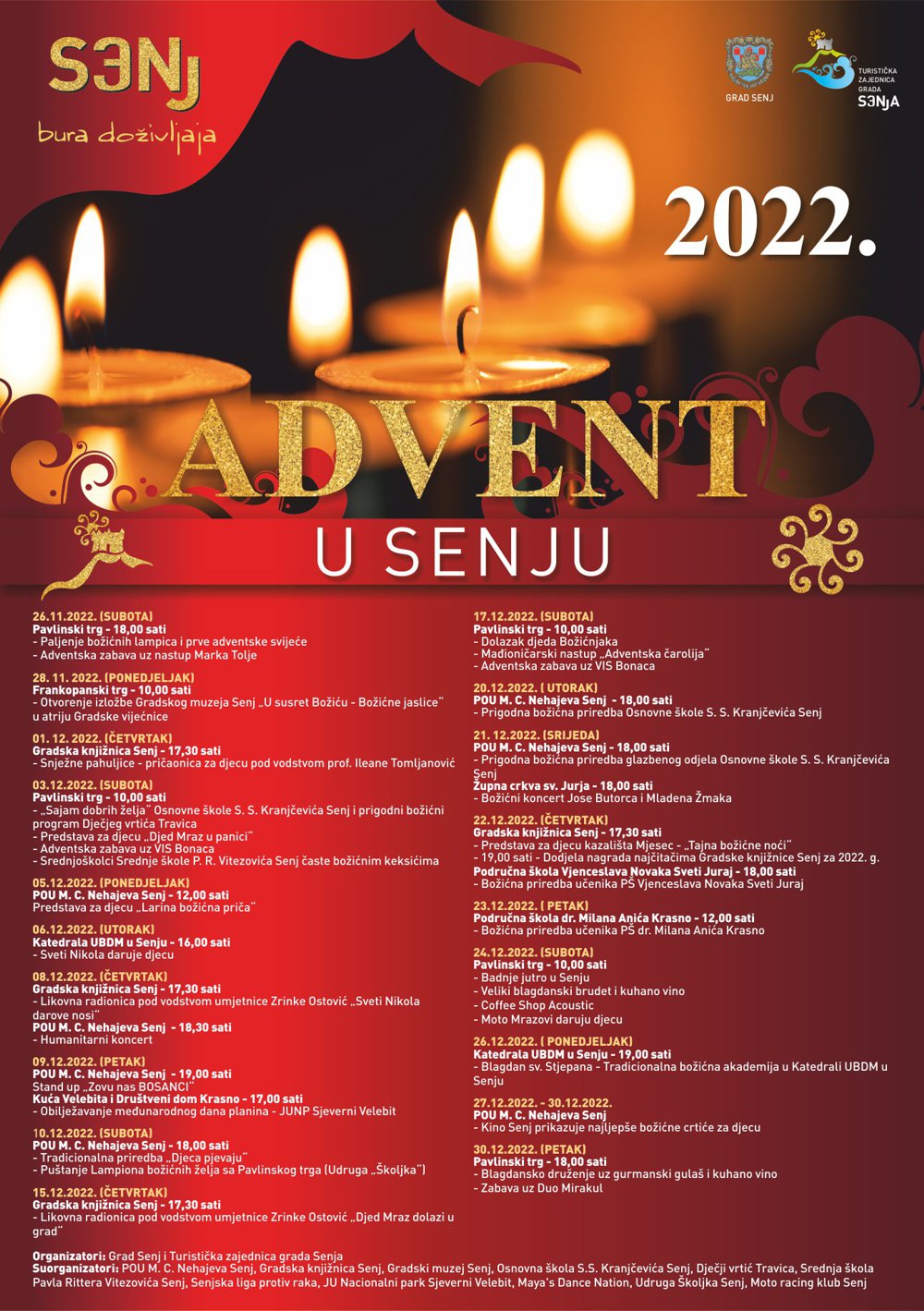 Grad Senj Logo ADVENT U SENJU 2022. | Grad Senj – Službene stranice Grada Senja
